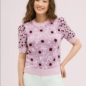 kate spade begonia jacquard sweater